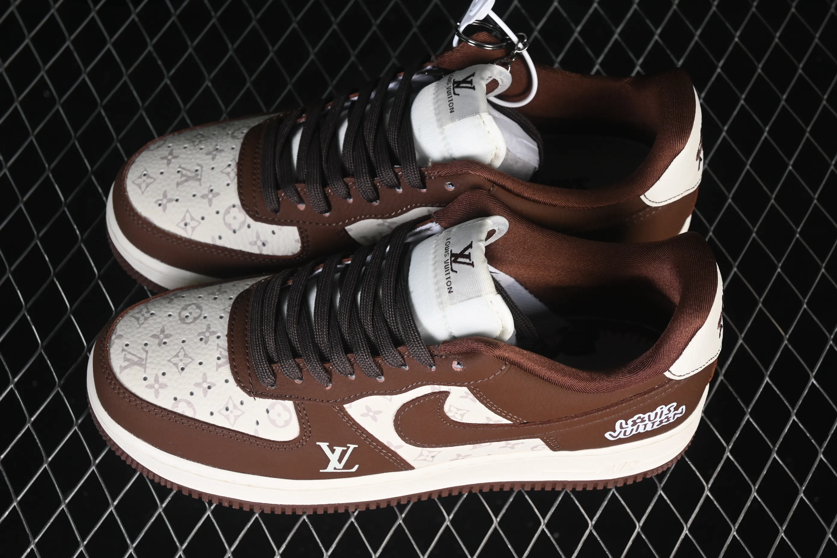 All Categories Nk Air Force 1 Air Force Series Nk Air Force 1 Low Air Force Low Nike Air Force 1'07 Low Joint Brown Cheese Print Air Force One Low Casual Shoes DF0188-127